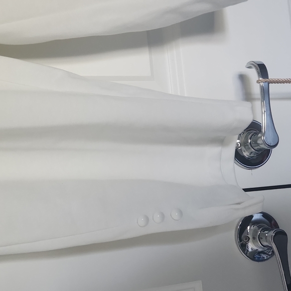 Bob Mackie Elastic Band Capri Pants White XL - Picture 3 of 5